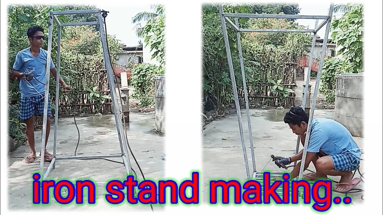 |Iron stand making|in telugu|chandu profession