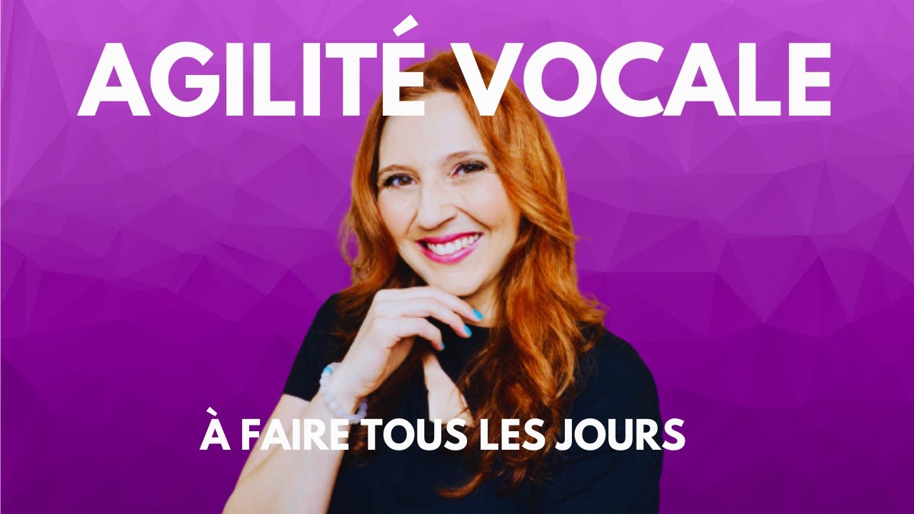 Routine RAPIDE pour l'agilité vocale à faire tous les jours!