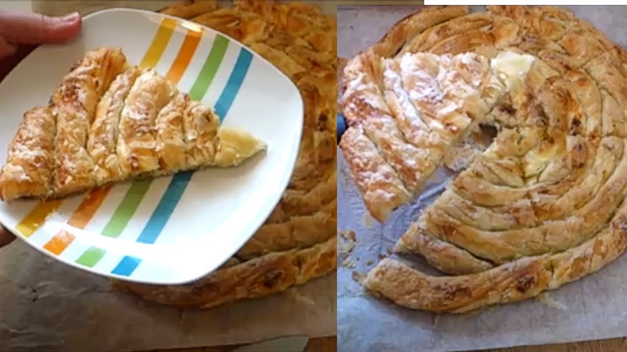 Kollpite per iftar, rrethenik me gjize dhe kos. Byrek me nje teknike te thjeshte, pa shume lodhje