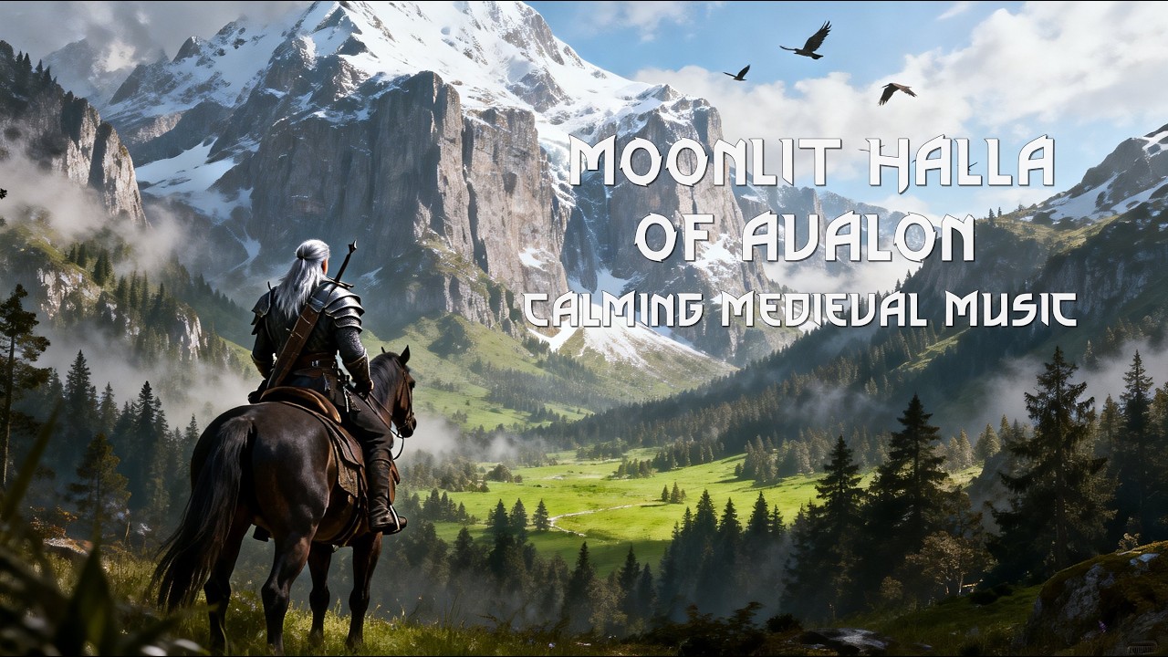 Medieval Ambient Music for Meditation & Focus | Moonlit Halls of Avalon