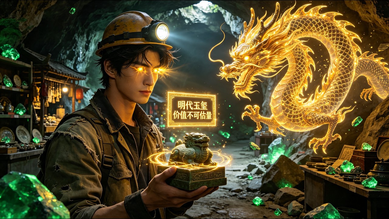 【全集】🔥礦洞塌方，血染龍璽！礦工覺醒鑑寶異能，看穿萬物價值，逆襲成傳奇！