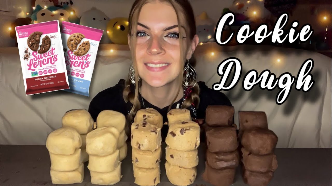 COOKIE DOUGH MUKBANG! (Vegan) (No Talking)