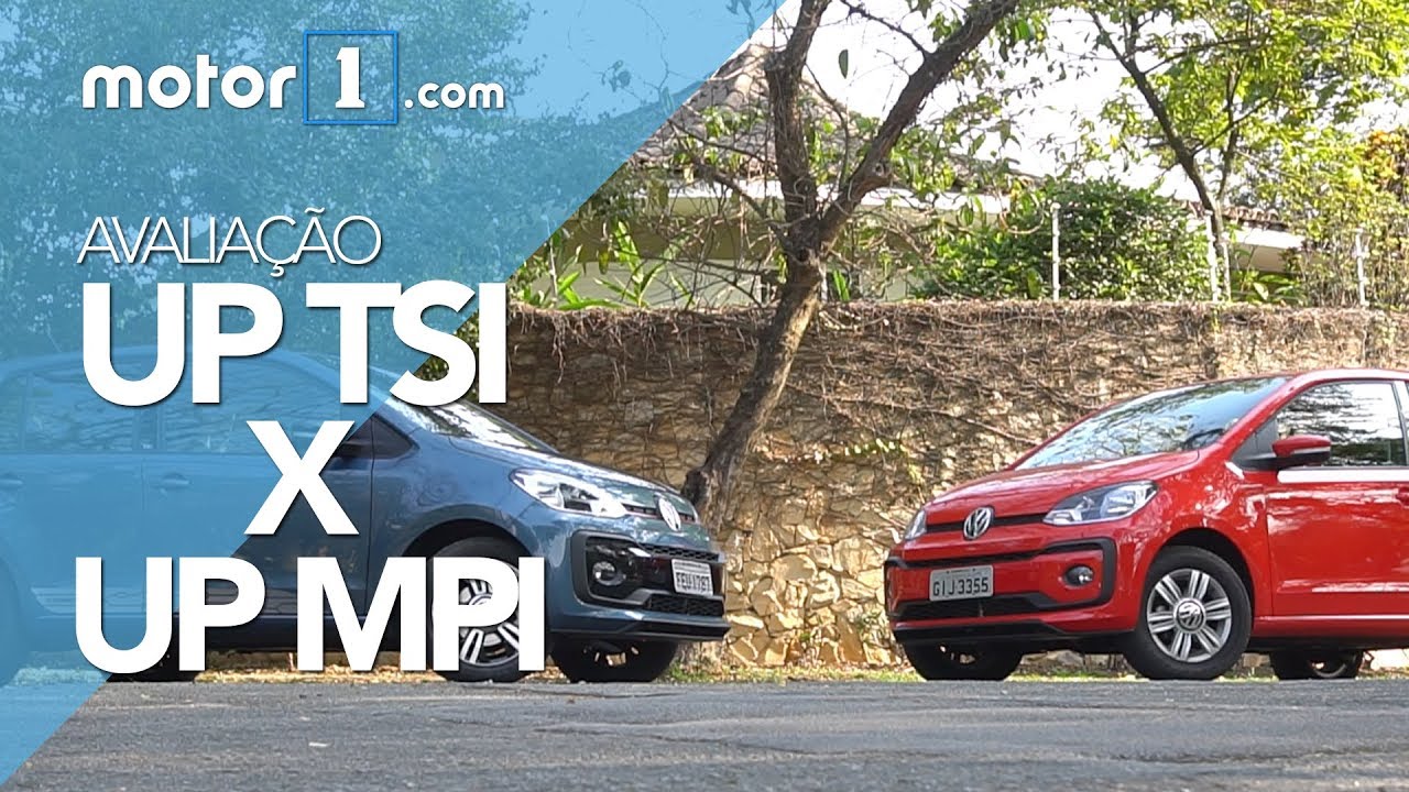 Comparativo VW up! TSI (turbo)  x up! MPI (aspirado) | Motor1.com Brasil