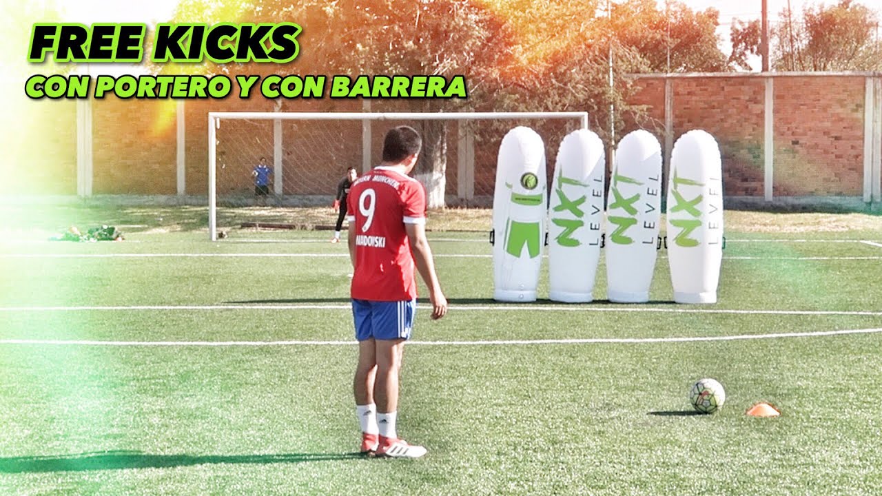 FREE KICKS | CON BARRERA Y CON PORTERO 🔥