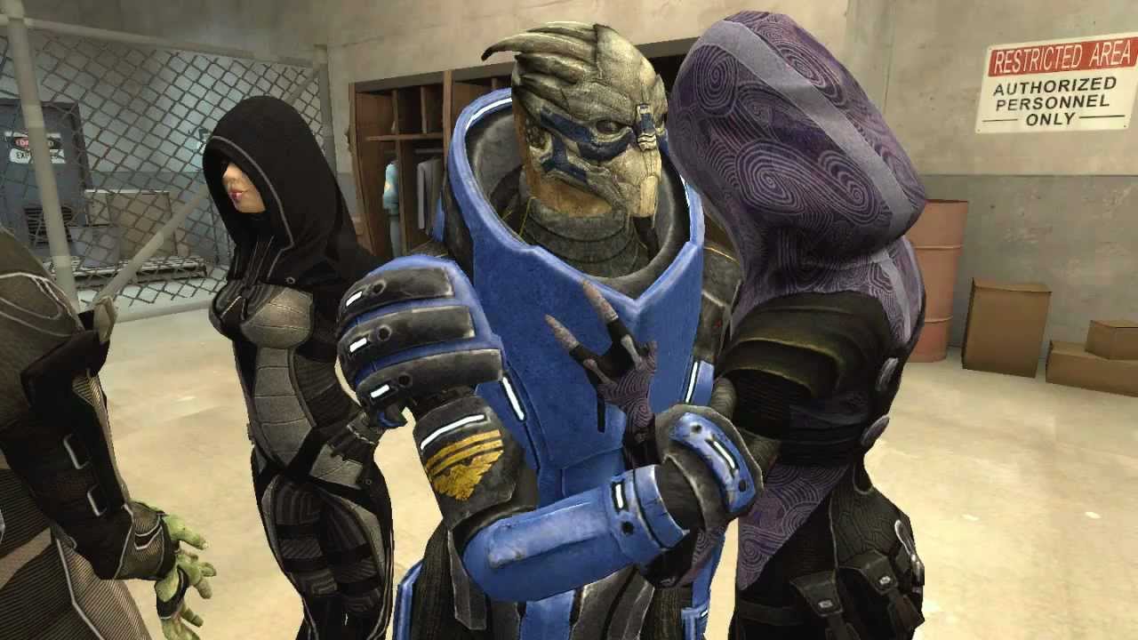 The Crew Tries to Take a Picture [Mass Effect x TF2 Gmod]