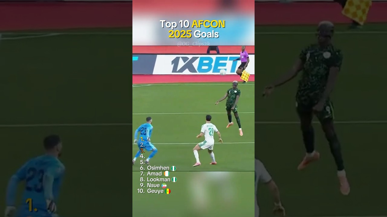 Top 10 AFCON 2025 Goals
