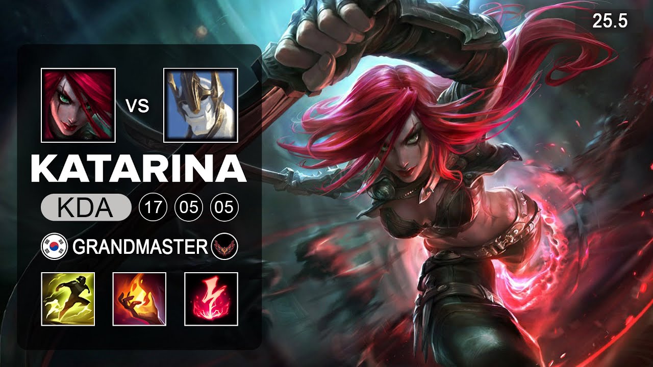 Katarina vs Galio Mid - KR Grandmaster - Patch 25.5 Season 15