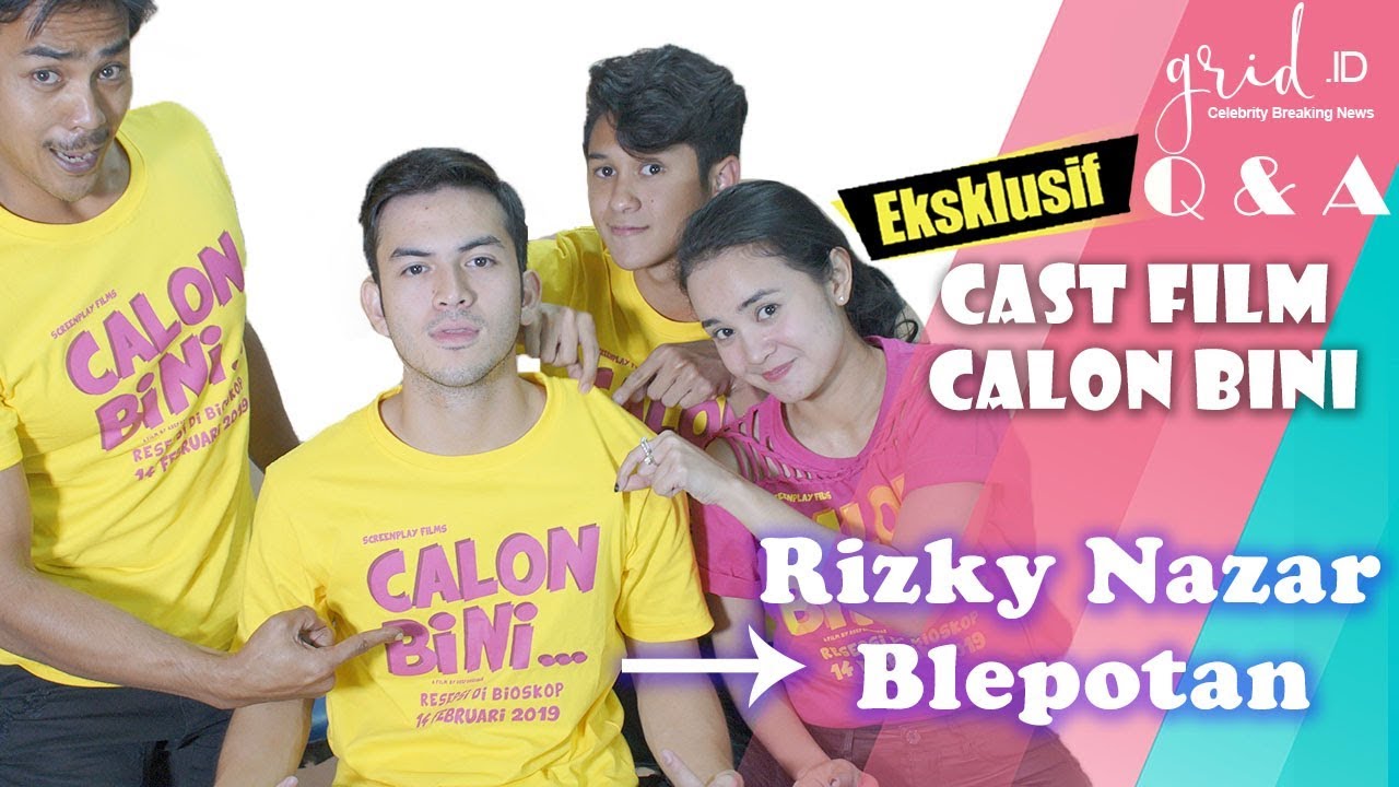Rizky Nazar Diledekin Michelle Ziudith Gara -gara Bahasa Perancis Belepotan CAST FILM CALON BINI
