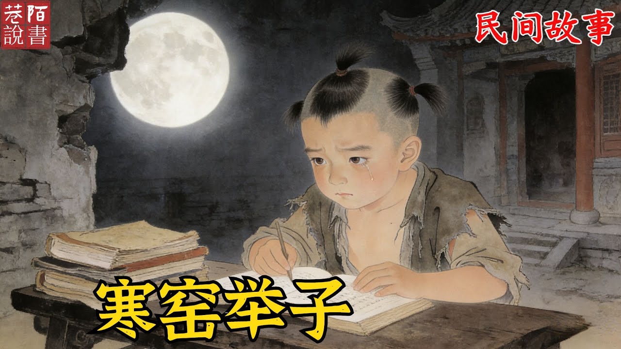 十岁神童为半个馒头遭富少凌辱，发誓要出人头地，寒窑苦读八年中举，官至三省巡抚，昔日富少之父因案落狱，他的做法让人意外！【巷陌說書人】#奇聞#故事#民間故事#故事頻道#睡前故事