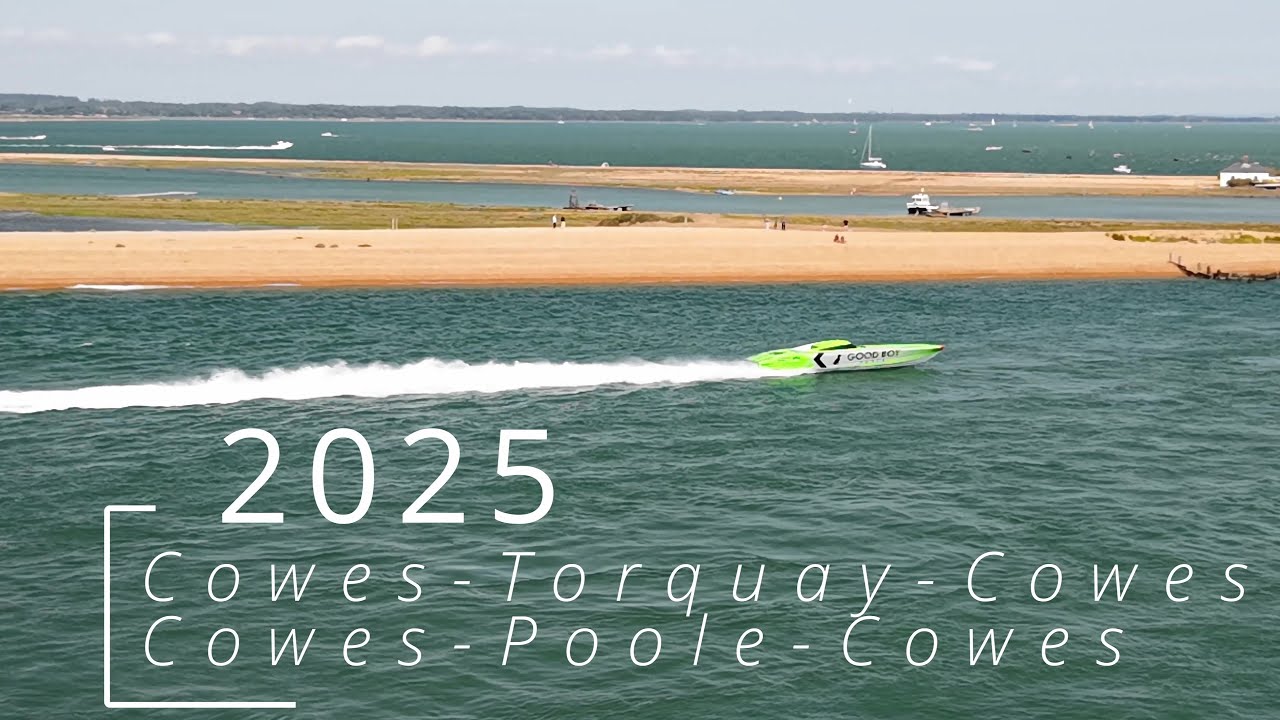 Cowes-Torquay-Cowes & Cowes-Poole-Cowes 2025 UK Offshore powerboat race