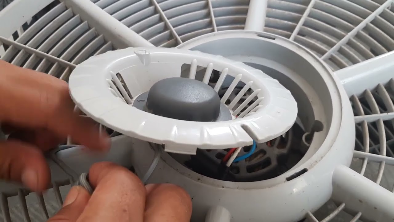 reparación de ventilador marca man fasil de reparar