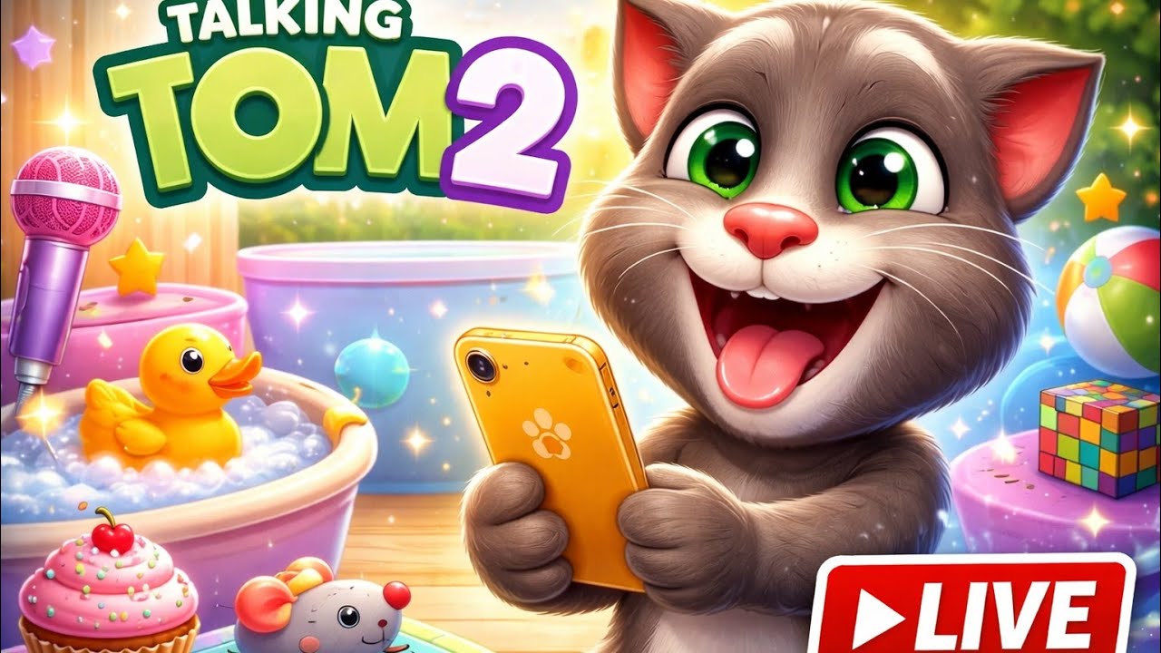🔴Talking Tom 2 LIVE 🐱 | Relaxed Casual Play play 2 #livestream #shortslive