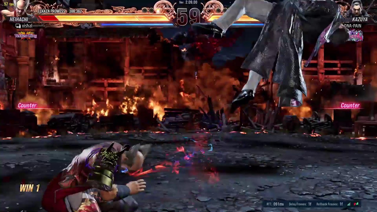 Warm up Matches then GoD1 Run with Kazuya