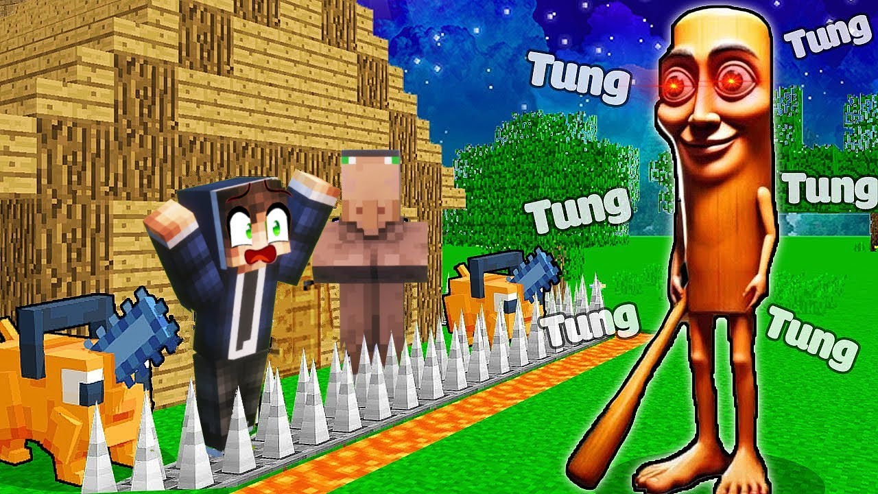 Gradim Bezbednu Kuću Protiv Tung Tung Tung Sahur.Exe U Minecraftu!