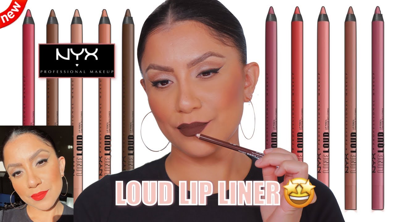 *Новинка* NYX LINE LOUD LONGWEAR LIP LINER + NATURAL LIGHTED СВОТЧИ ДЛЯ ГУБ И ТЕСТ НА СТОЙКОСТЬ |...