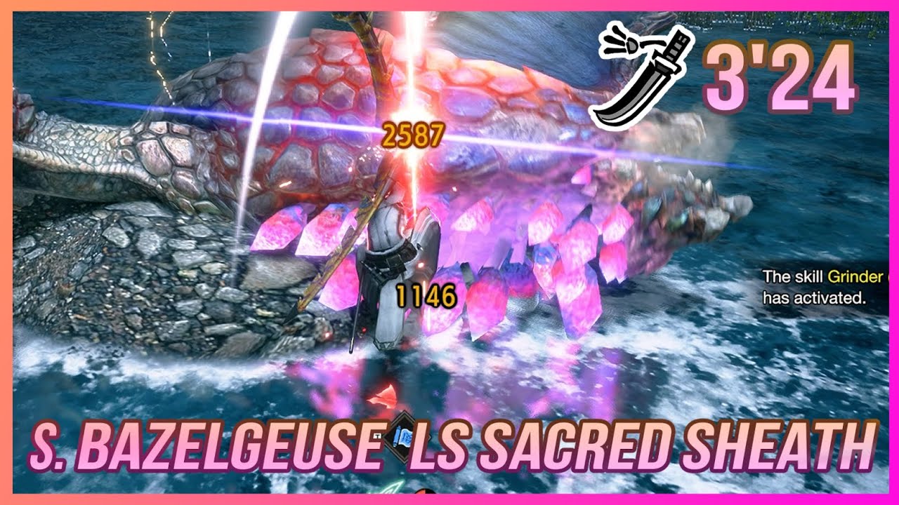 [MHR:S|PC] Seething Bazelgeuse LS Sacred Sheath 3'24