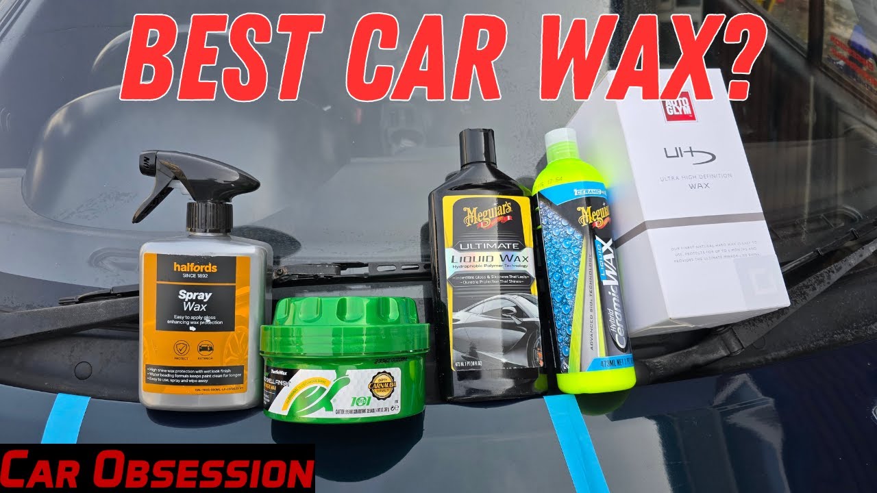 Halfords Car Wax Showdown - Which Is The Best?