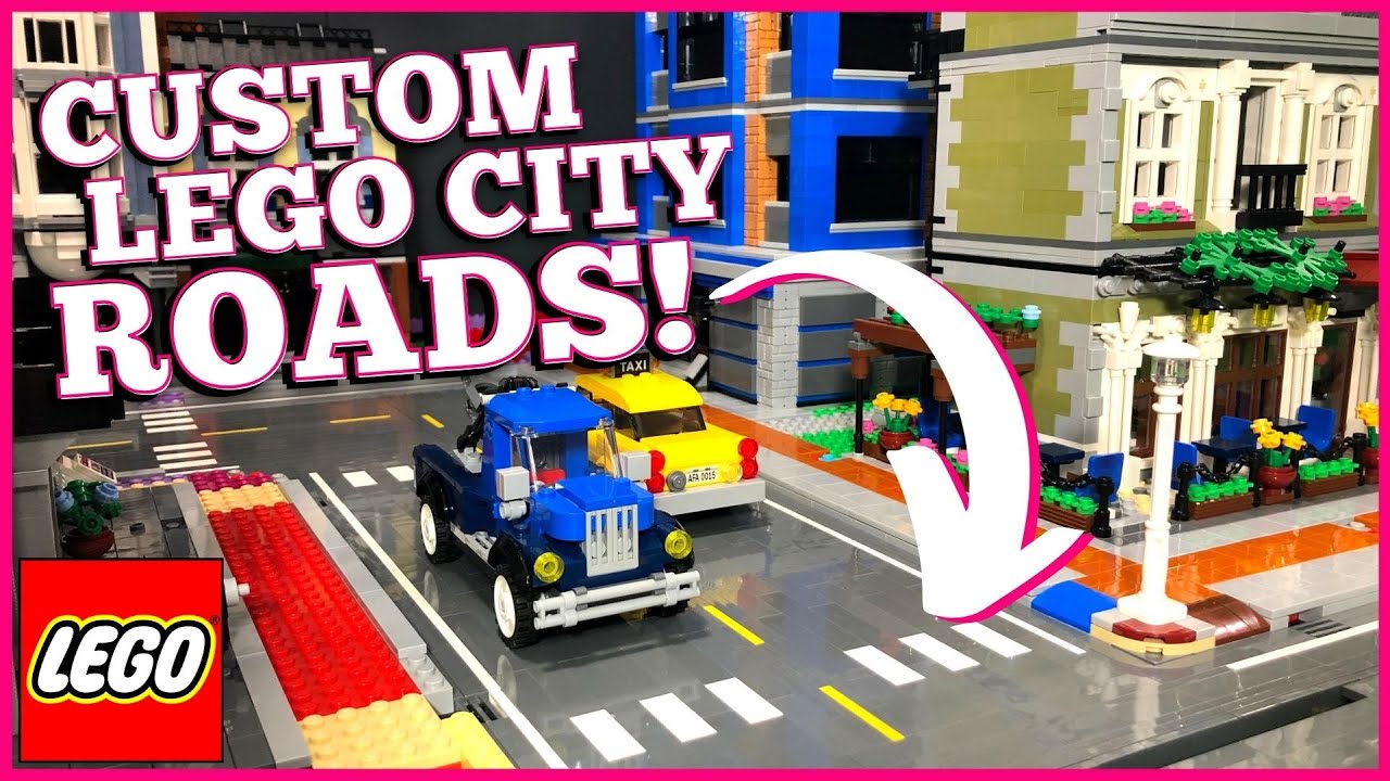 How I Build CUSTOM Roads In My LEGO City - LEGO City Update & Mini Tutorial