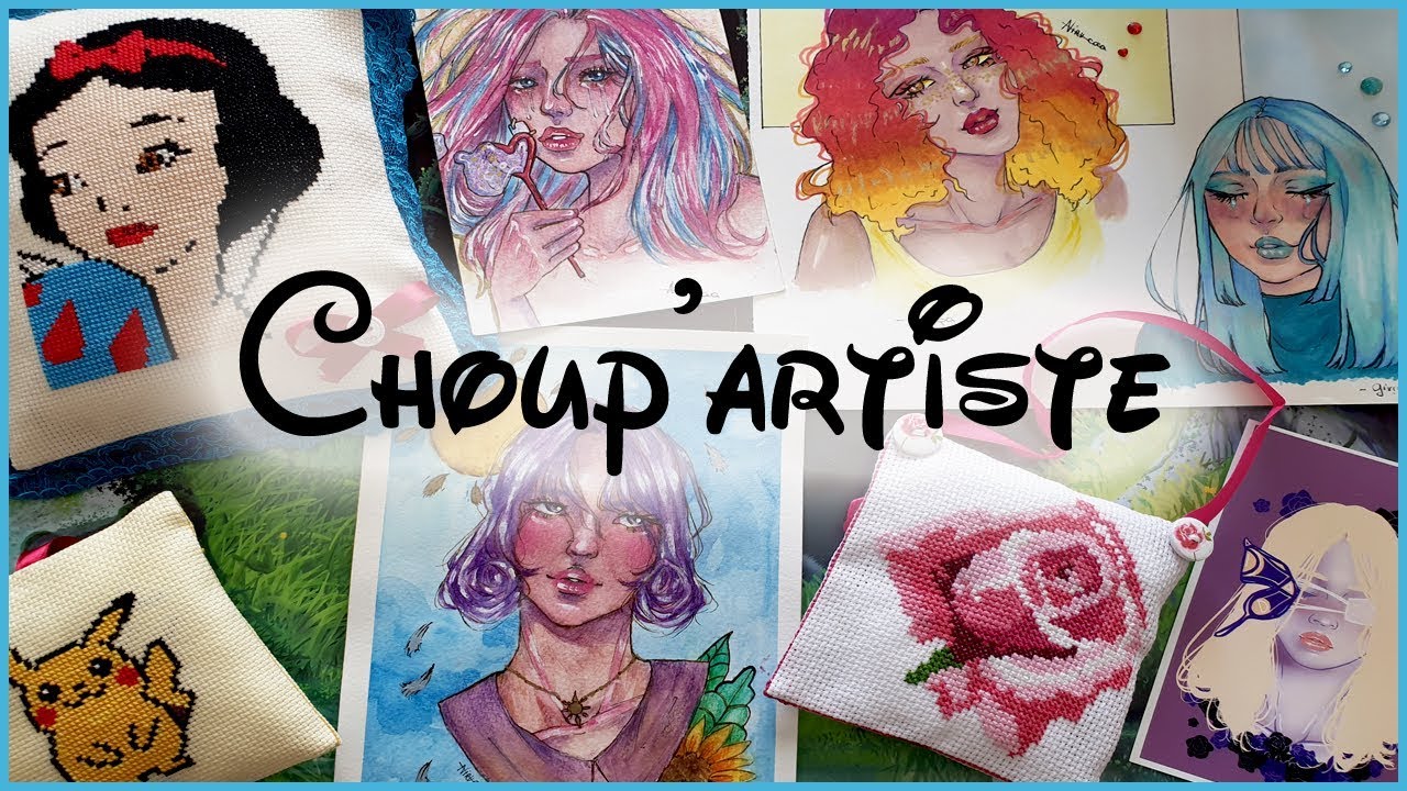 Choup'artiste - De la broderie et des dessins : le combo gagnant \o/