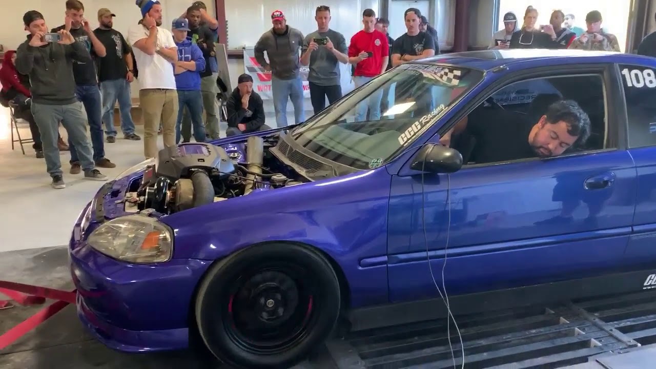 Jswap turbo civic makes 650plus hp
