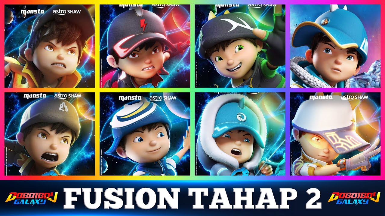 ALL BOBOIBOY FUSION LEVEL 2 (ORI + FANART)