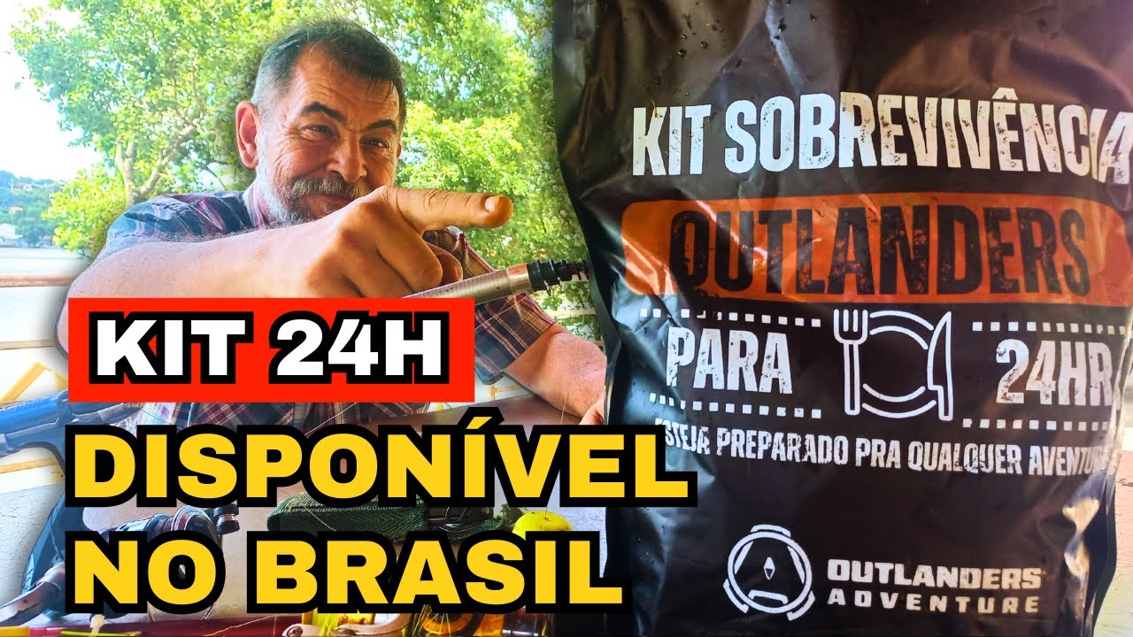 NOVIDADE no Brasil: KIT de comida de SOBREVIVÊNCIA para 24h