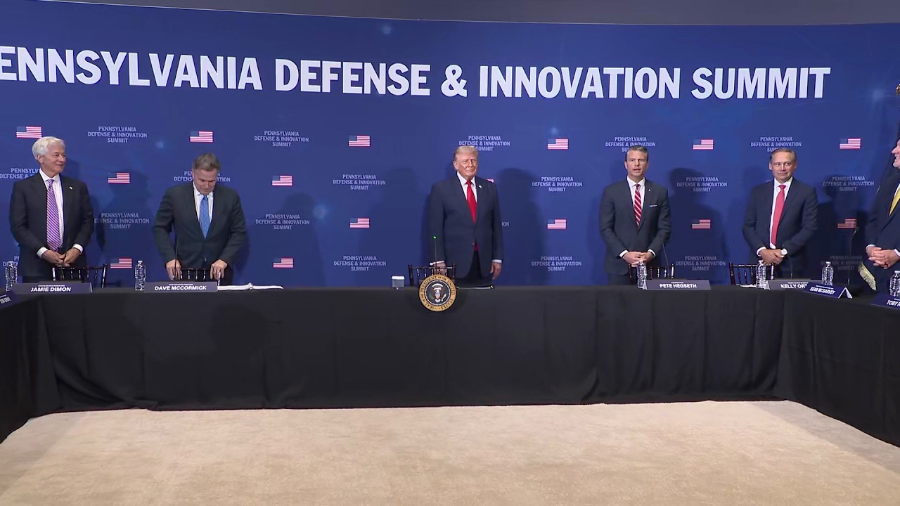 President Trump Participates in a Pennsylvania Defense and Innovation Summit