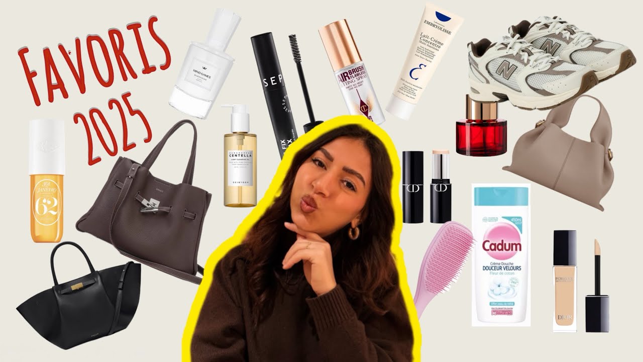 MES FAVORIS 2025 | Makeup, skincare, haircare, mode, accessoires …