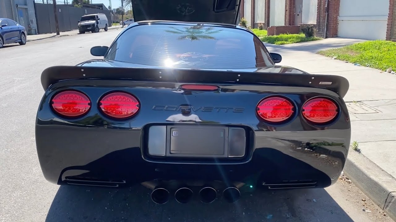 C5 Corvette Rear Spoiler Install