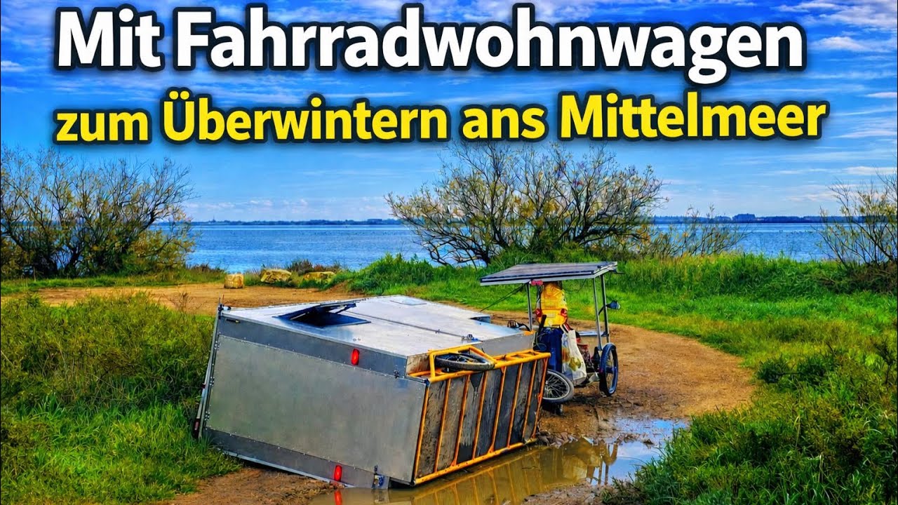 ‼️GRÖSSTES RISIKO, für den schönsten Platz unserer Reise ‼️#58 Radreise Solar ebike Fahrradwohnwagen
