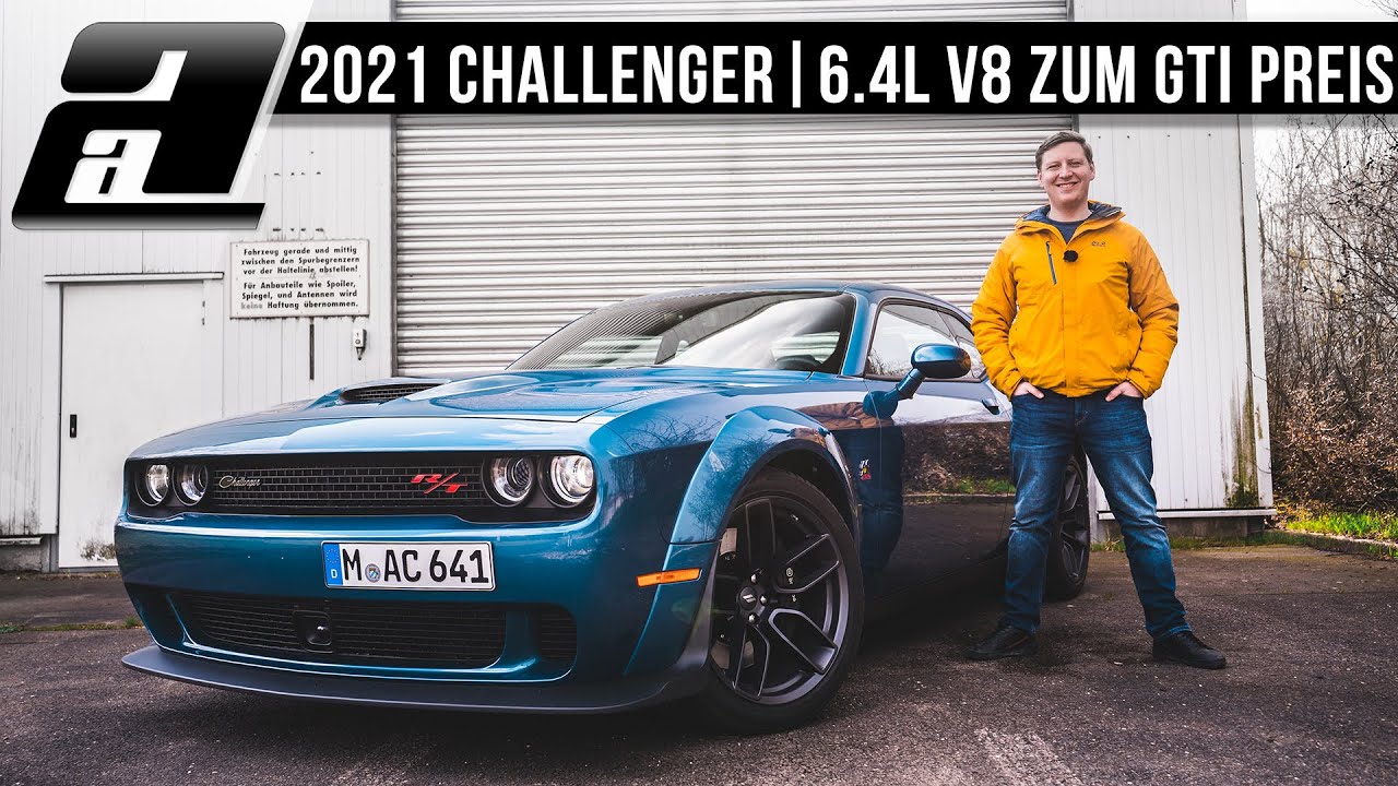 2021 Challenger Scatpack Widebody (6,4L V8, 496PS, 644Nm) | Das letzte ECHTE Muscle Car | REVIEW