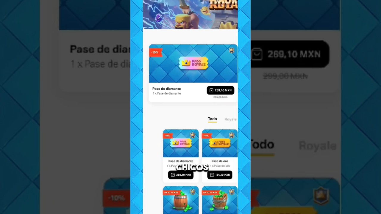C&oacute;mo REGALAR el PASS ROYALE de ClashRoyale #clashroyale #shorts