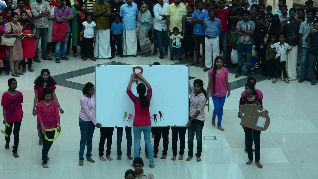 DHRUVA 2K16 FLASH MOB LULU  & OBERON MALL COCHIN
