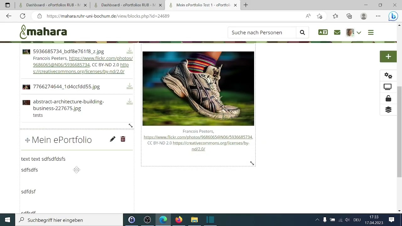 Ein ePortfolio mit Mahara erstellen