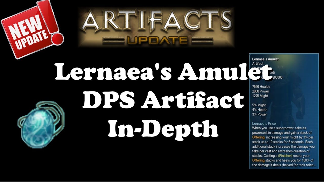 DCUO Artifact: Lernaea's Amulet In-Depth Preview