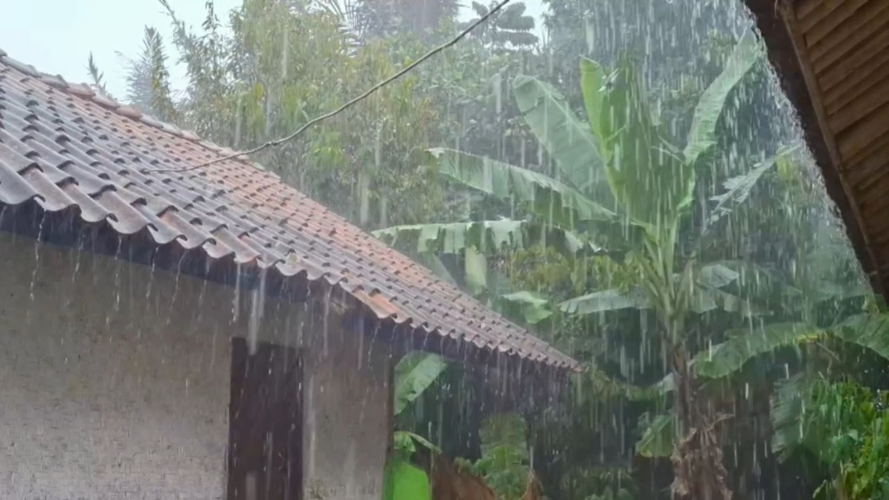 Звуки проливного дождя 🌧️ Суперсильный дождь для глубокого сна | Атмосфера дождя для сна