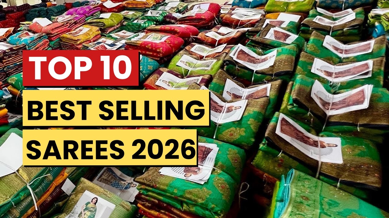 Now 100 Sarees Only @₹4000 | Surat Saree Wholesale Market | Top Saree Manufacturer #saree #surat