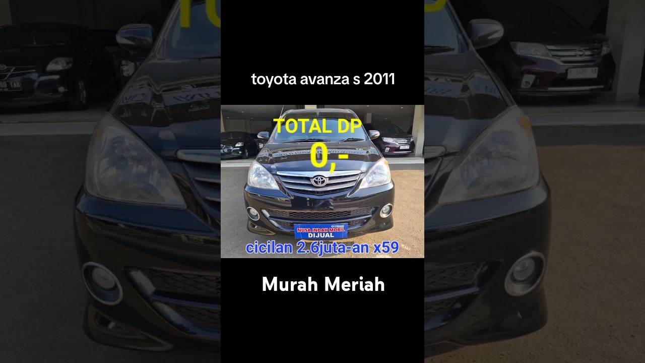 dp 0 MURAH AJAH! toyota avanza s 2011 #toyotaavanza #mobilbekas #kreditmurah #jualbelimobil
