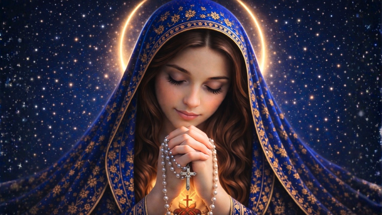 Night Prayer with Mary | Live Surrender Your Anxiety Under Her Mantle