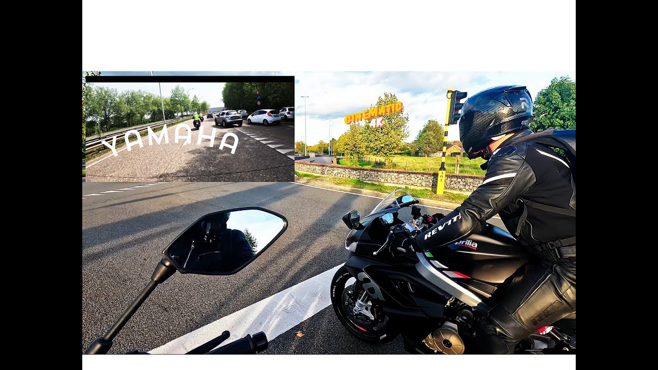 Yamaha MT ride to work 4k cinematic رانندگی با موتور سیکلت طرف کار یاماها