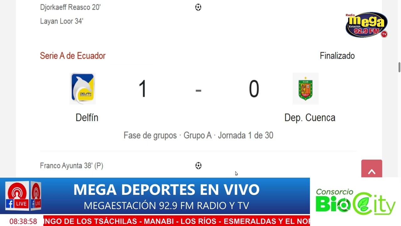 Liga Pro Resultados, posiciones, goleadores y próxima fecha