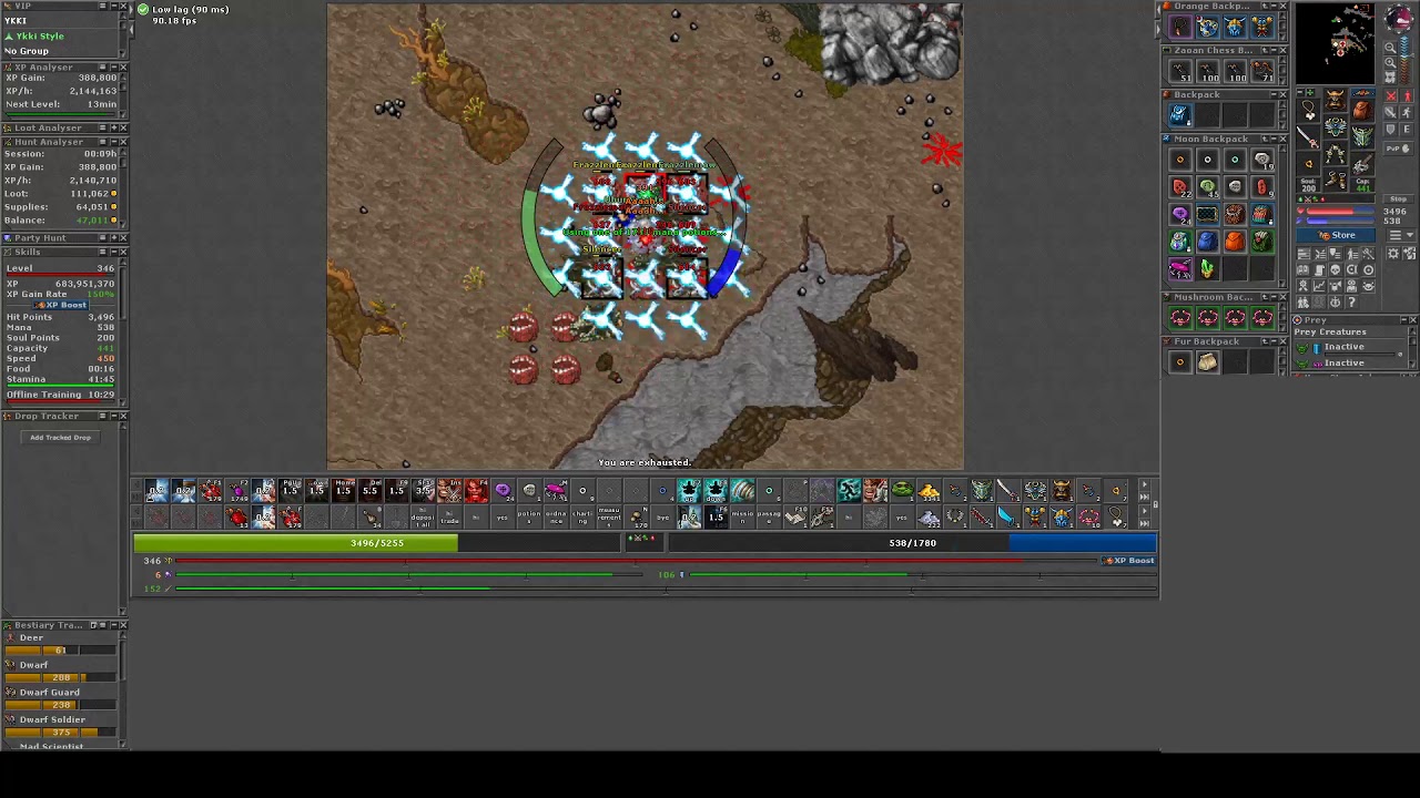 EK lvl 340+ Lower Roshamuul