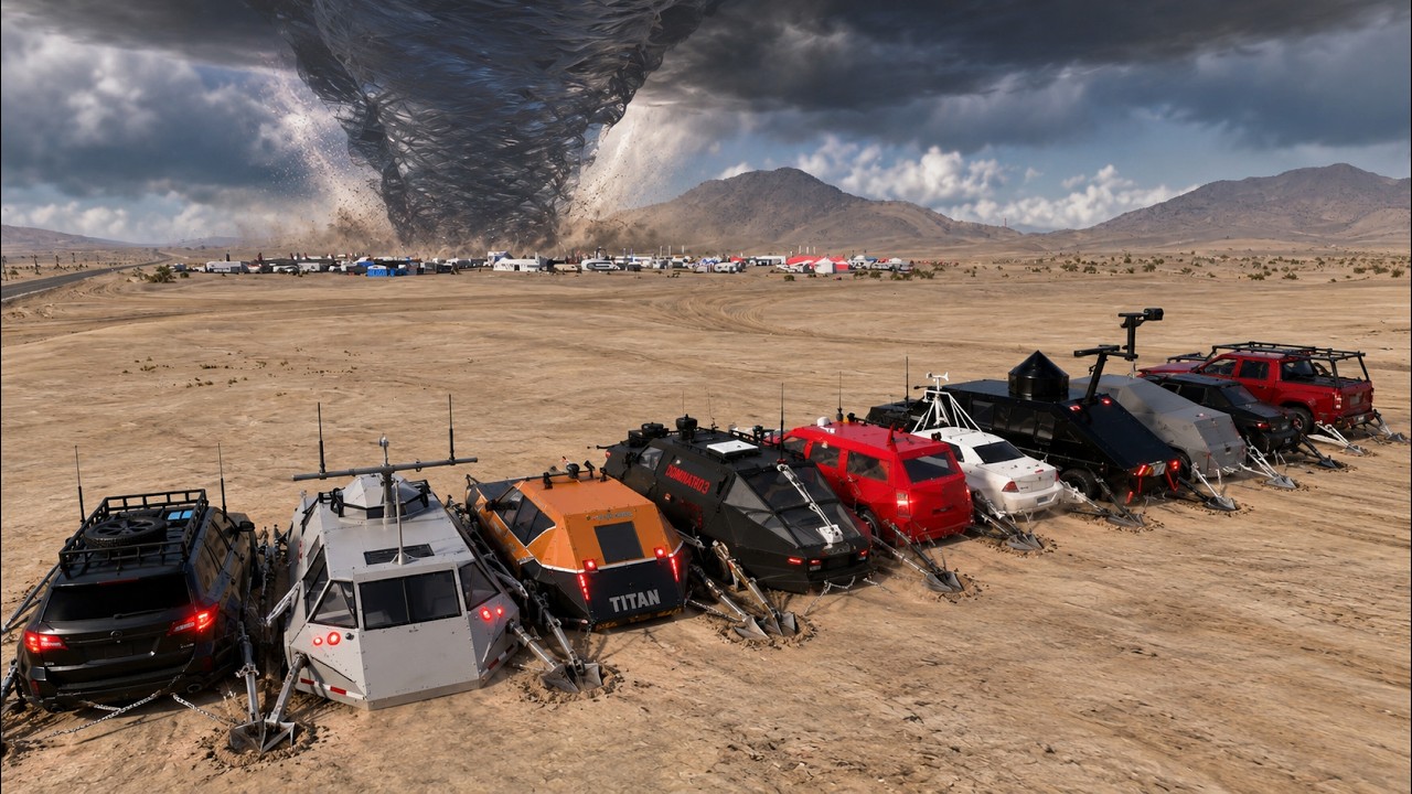 10 Deployed Storm Chasers vs EF6 Tornado