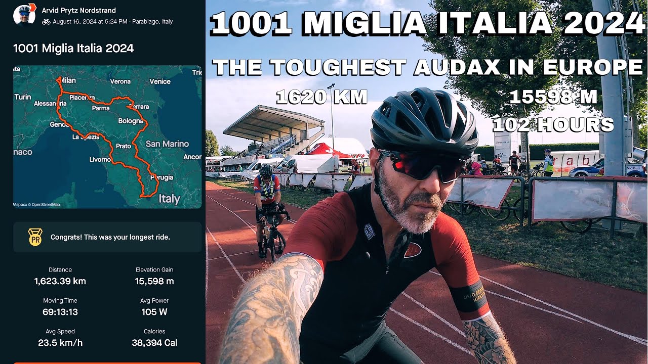 1001 Miglia Italia 2024: The Toughest Randonnée in Europe – 1620 km