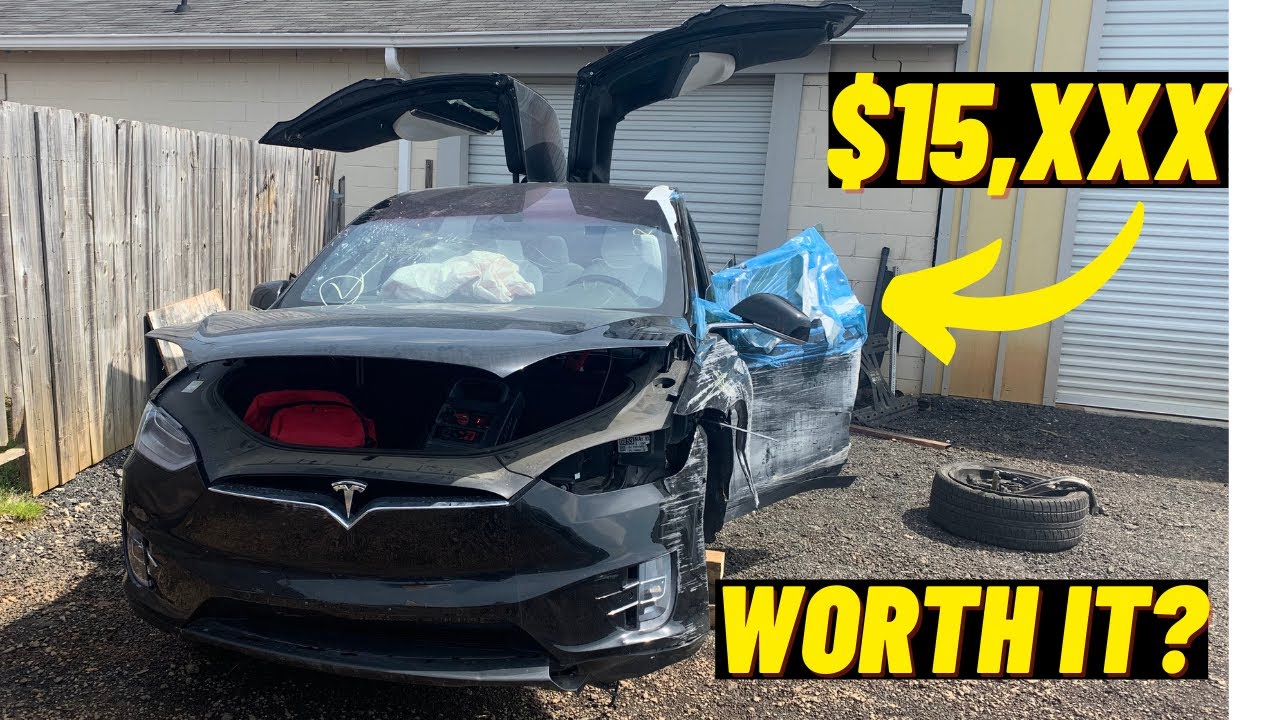 МЫ КУПИЛИ TESLA MODEL X. СТОИТ ЛИ ЕЕ ЧИНИТЬ ИЛИ АВТОМОБИЛЬ НА ЗАПЧАСТИ?