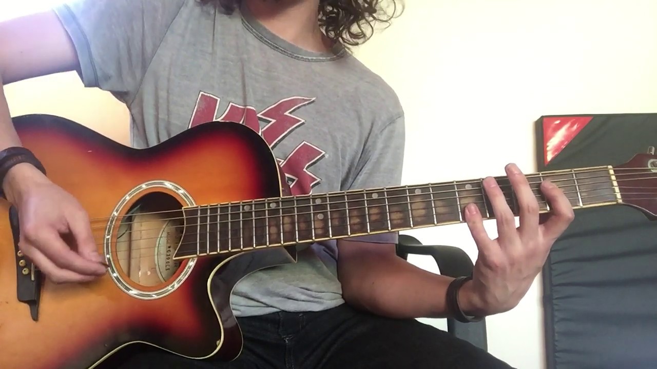 KISS - Everytime I look at You (Mtv Unplugged) Cover (Bruce's guitar / no capo)
