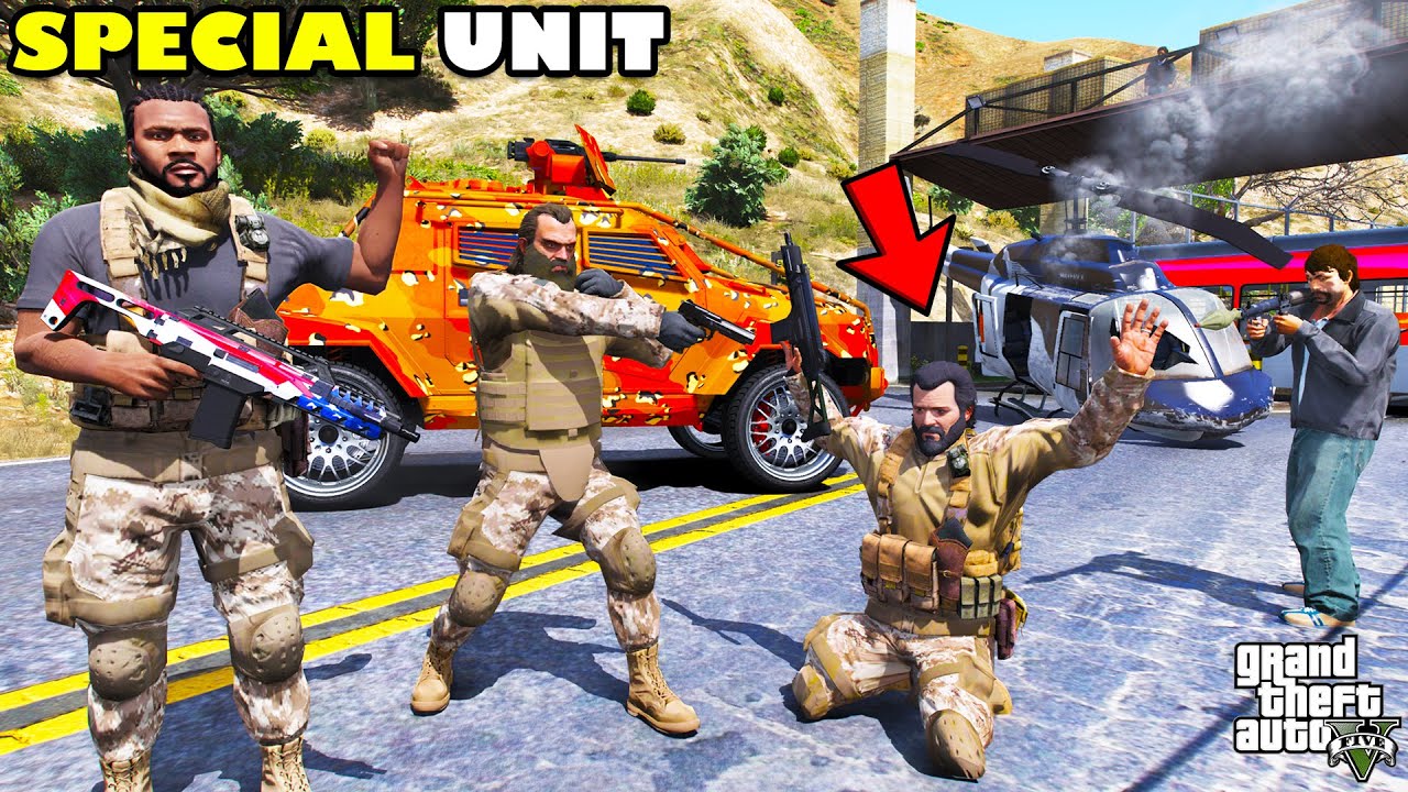 Franklin's First Mission After Becoming A GENERAL OF SPECIAL FORCES in GTA 5 | SHINCHAN and CHOP