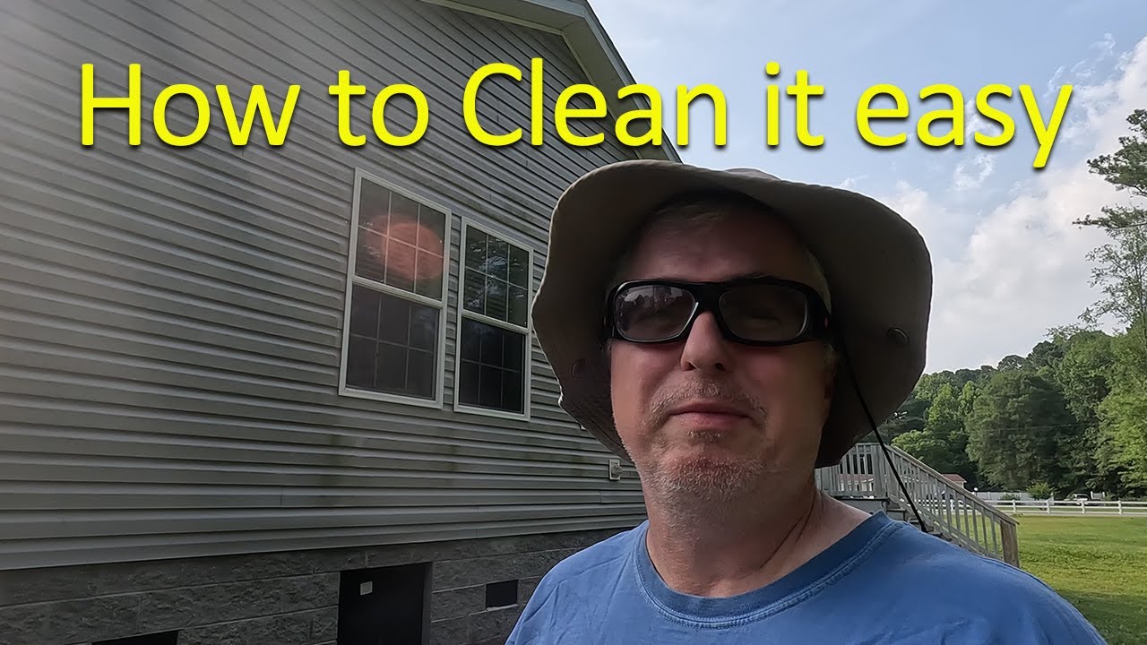 How to clean vinyl siding without a pressure washer
