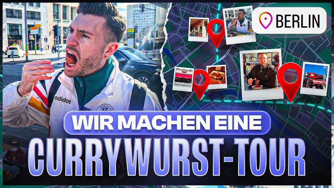 Auf der SUCHE nach der BESTEN CURRYWURST Berlins 😍 Currywurst TOUR durch BERLIN 🛴