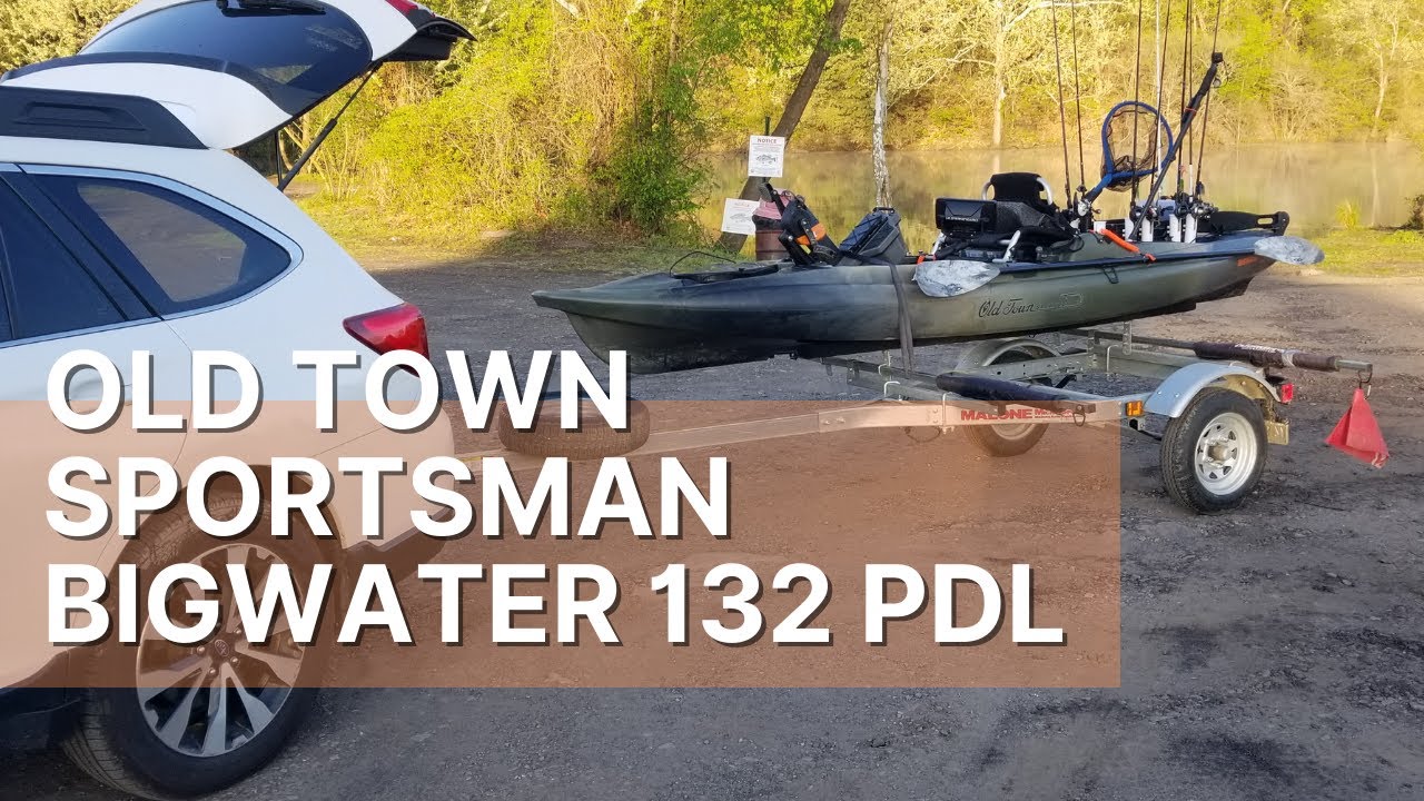 Old Town Sportsman Bigwater 132 PDL Overview - Kayak Fishing Tournament Setup